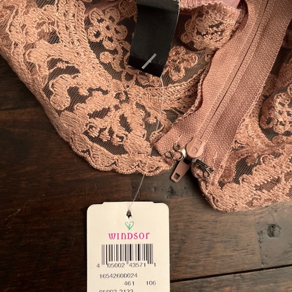 Formal Satin Lace Back Long Dress - Picture 7 of 8